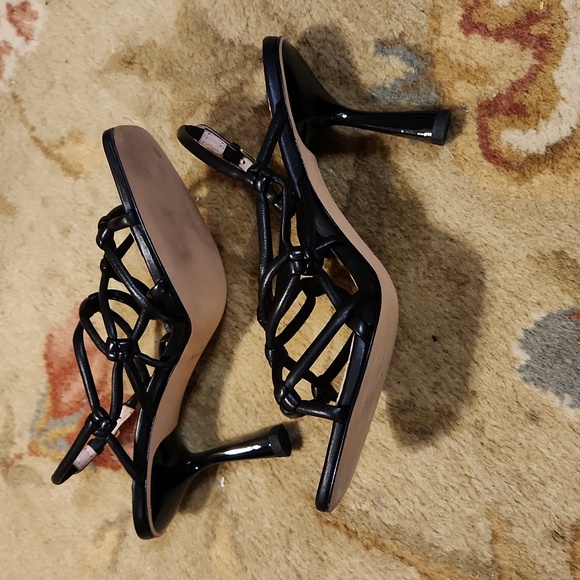 KATE SPADE Coco Heels, Black leather, size 8 - Picture 3 of 12